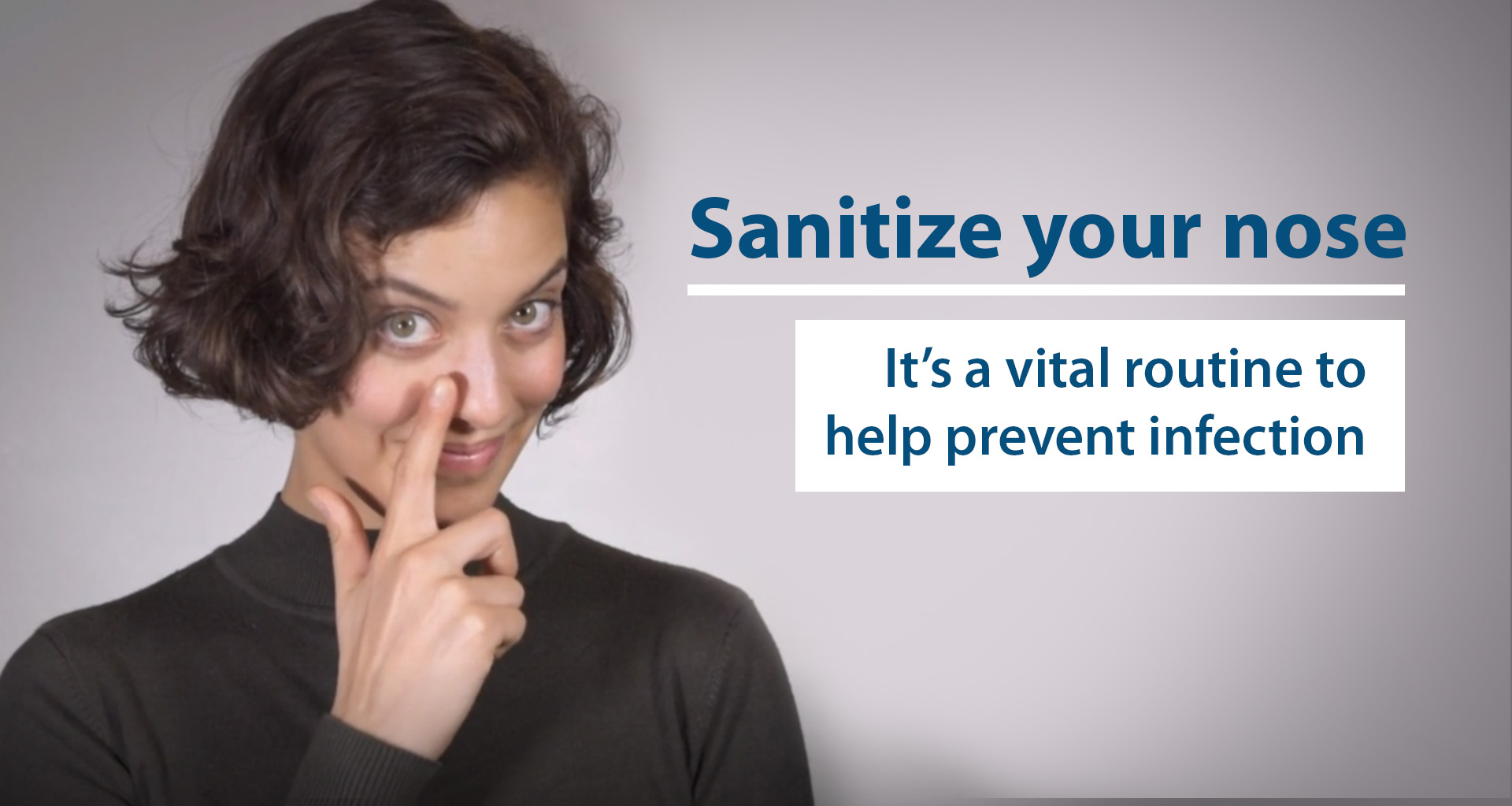 sanitize your nose